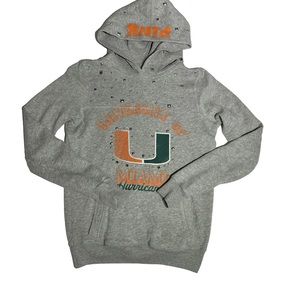 Victoria’s Secret Pink studded collegiate top in XS. University of Miami. Cute